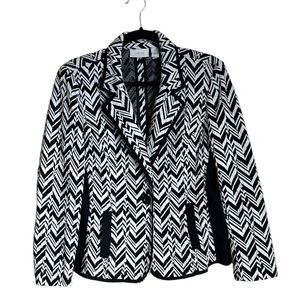 Chico’s Textured Pattern Blazer